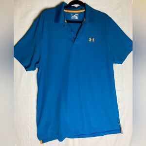 Under Armour Men's Vibrant Blue heat gear Polo